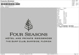 Four Seasons Embroidery File 6 sizes