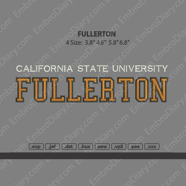 FULLERTON Embroidery