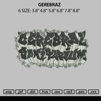 Gerebraz Embroidery File 6 sizes