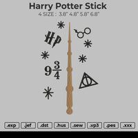 Harry Potter Stick Embroidery