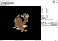 Hd Eagle V2 Embroidery File 6 sizes