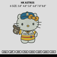 Hk Astros Embroidery