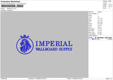 Imperial Embroidery File 6 sizes