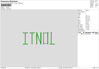 Itnol Embroidery File 6 sizes