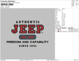 Jeep Embroidery