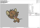Jerry Mouse Embroidery