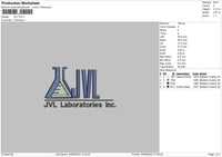 Jvl Emboidery File 6 sizes