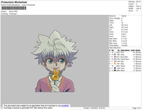 Killua Candy Embroidery