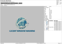 Lucent Window Embroidery File 6 sizes