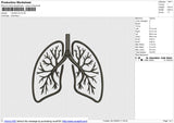 Lungs v2 Embroidery