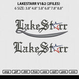 Lakestarr v1 v2 Embroidery 2 Files