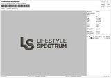 Lifestyle S Embroidery File 6 sizes