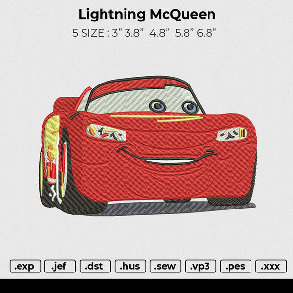 Lightning McQueen Embroidery