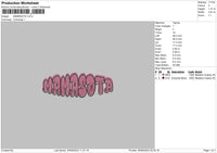 Mamasota Embroidery File 6 sizes