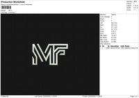 Mf Embroidery File 6 sizes