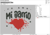 Mi Barrio Embroidery File 6 sizes