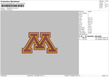 Minnesota L Embroidery File 6 sizes