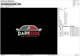 Darkside V1 Embroidery File 6 sizes