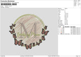 Monini L Embroidery File 6 sizes