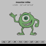 mosnter mike Embroidery