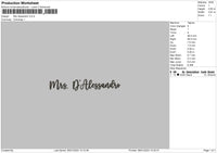 Mrs Alessandro Embroidery File 6 sizes