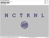 NCTRNL embroidery