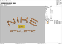 Nike Athelic 02 Embroidery File 6 sizes