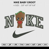 NIKE BABY GROOT Embroidery