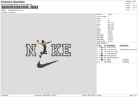 Nike Basket V3 Embroidery File 6 sizes