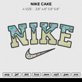 NIKE CAKE Embroidery