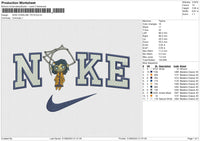 NIKE CORALINE TOYS Embroidery File 6 size