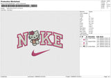 NIKE kuromi v4 Embroidery File 6 size