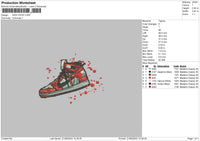 Nike Hood Embroidery File 6 sizes