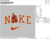 Nike Iron Man Embroidery