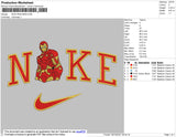 Nike Iron Man Embroidery