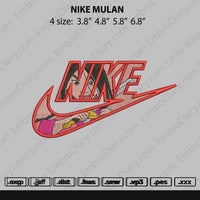 Nike Mulan Embroidery