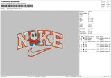 Nike Super M Embroidery File 6 sizes