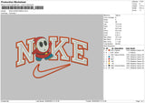 Nike Super M Embroidery File 6 sizes