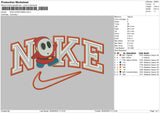 Nike Super M Embroidery File 6 sizes