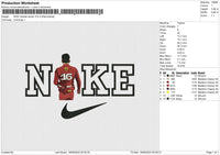 NIKE charles lecrec Embroidery File 6 size