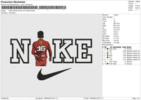 NIKE charles lecrec Embroidery File 6 size