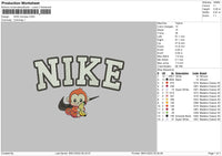 Nike Monkey Embroidery