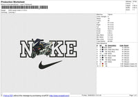 NIKE suzuki motor v1 Embroidery File 6 size