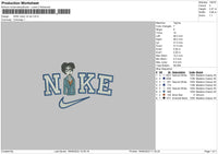 Nike Victor v2 Embroidery File 6 sizes