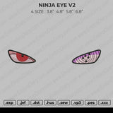 Ninja Eye V2 Embroidery