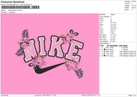 Nike Flowers V6 Embroider File 6 sizes