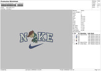 Nike Wybie Embroidery File 6 sizes