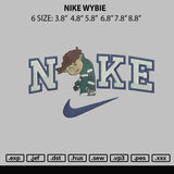 Nike Wybie Embroidery File 6 sizes