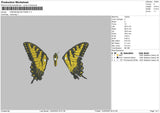 Paramore Butterfly Embroidery