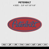 PETERBILT Embroidery